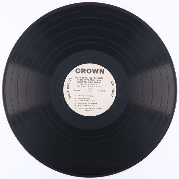 George Johnson & Robert Evans Chorus, Greatest Story Ever Told Hymns LP Record - Picture 14 of 16